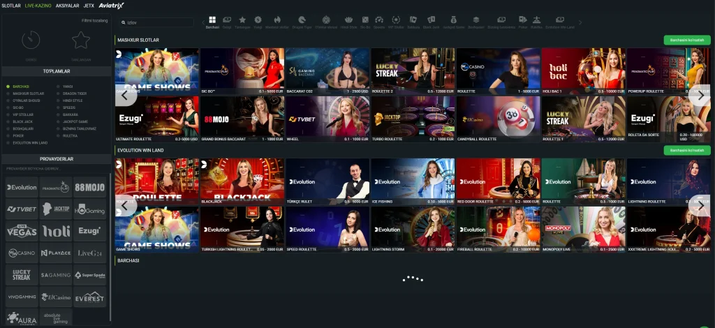 Linebet live-kazino — real dilerlar bilan o‘yinlar